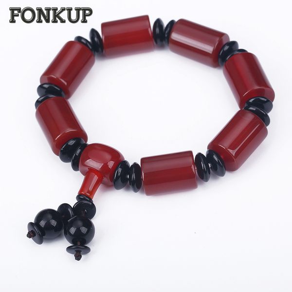 forkup red agate wristlet trendy men charm bracelet party jewellery geometric joias black spacer beading illusionist accessories, Golden;silver
forkup red agate wristlet trendy men charm bracelet party jewellery geometric joias black spacer beading illusionist accessories, Golden;silver