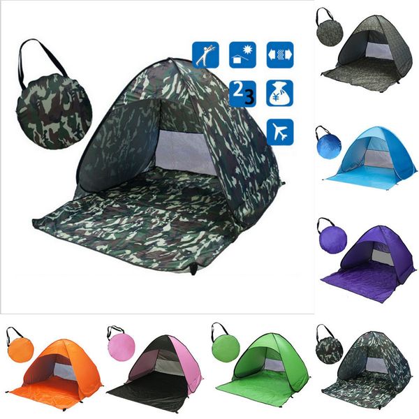 2-3 persons family tourist beach tent ultralight folding tent up automatic open fish camping anti-uv fully sun shade
2-3 persons family tourist beach tent ultralight folding tent up automatic open fish camping anti-uv fully sun shade