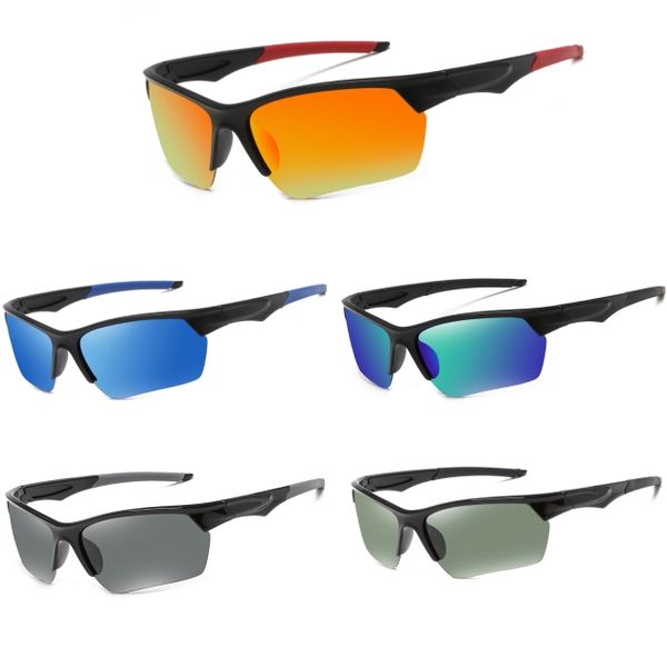 men's and women's universal polarized outdoor sports glasses sunglasses uv400 visible light transmittance 80% 5 kinds of color sel, Black
men's and women's universal polarized outdoor sports glasses sunglasses uv400 visible light transmittance 80% 5 kinds of color sel, Black