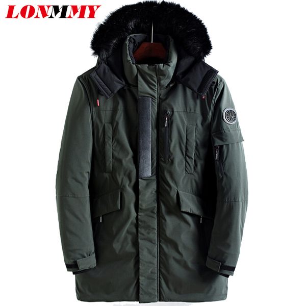 lonmmy men winter coat fake fur collar parkas mens jacket thicken warm outerwear windbreaker long hooded parka hombre red green, Black
lonmmy men winter coat fake fur collar parkas mens jacket thicken warm outerwear windbreaker long hooded parka hombre red green, Black