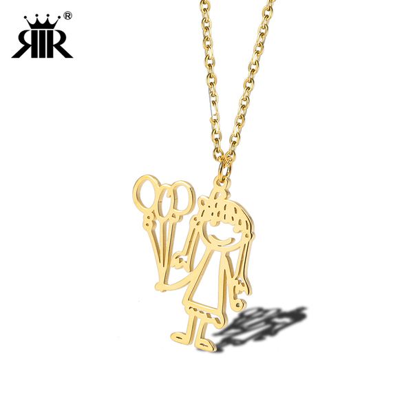 rir cute necklaces for gifs with balloon fashion child kids pendant necklace rose gold in stainless steel family necklace, Silver
rir cute necklaces for gifs with balloon fashion child kids pendant necklace rose gold in stainless steel family necklace, Silver