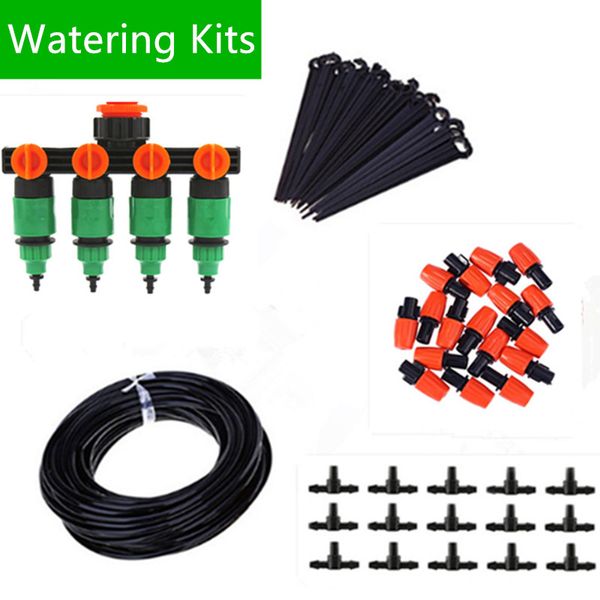 40m garden diy automatic watering micro drip irrigation system garden self watering kits with adjustable dripper spray cooling
40m garden diy automatic watering micro drip irrigation system garden self watering kits with adjustable dripper spray cooling