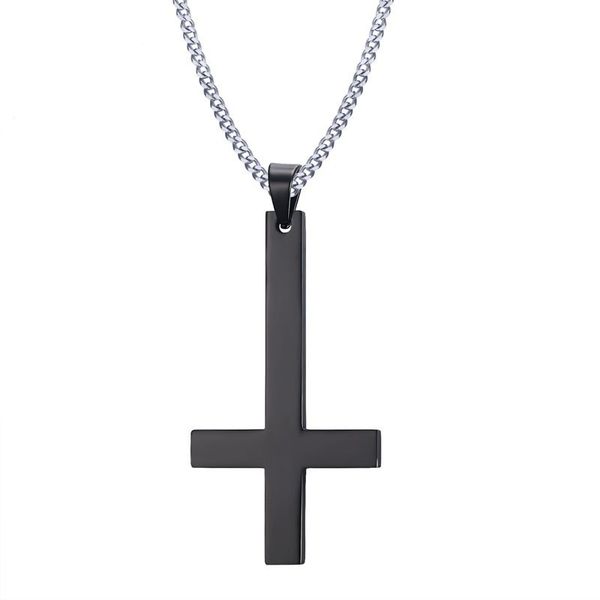 male black st peter's inverted cross pendant necklace for men stainless steel choker crux de sanctus petrus jewelry
male black st peter's inverted cross pendant necklace for men stainless steel choker crux de sanctus petrus jewelry