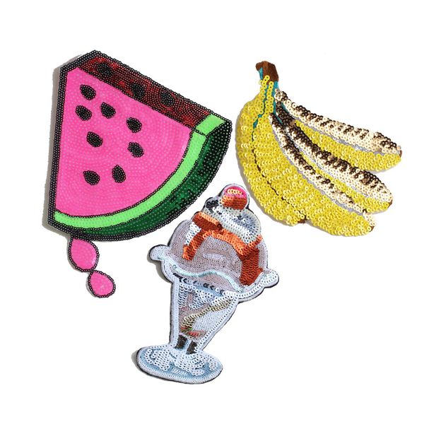 embroidery sequined watermelon patches for jeans,pineapple sequins appliques for jackets,badges patches for clothing a61, Black
embroidery sequined watermelon patches for jeans,pineapple sequins appliques for jackets,badges patches for clothing a61, Black