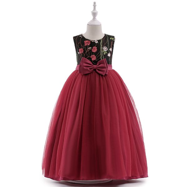 children's dress black red embroidery flower long dress skirt big boy long skirt wedding princess dress, Red;yellow
children's dress black red embroidery flower long dress skirt big boy long skirt wedding princess dress, Red;yellow