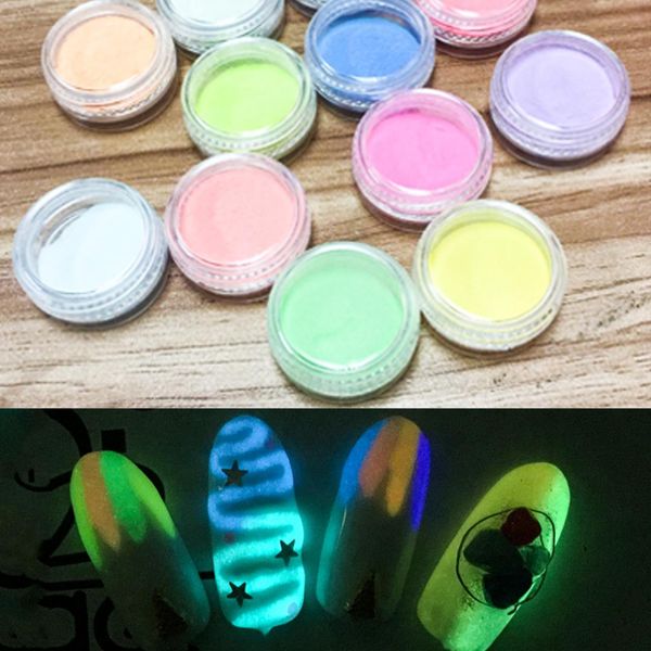 ultrafine gleamy powder fluorescence effect 2g/box glow fluorescent nail glitter colorful luminous decoration diy nail tool, Silver;gold
ultrafine gleamy powder fluorescence effect 2g/box glow fluorescent nail glitter colorful luminous decoration diy nail tool, Silver;gold