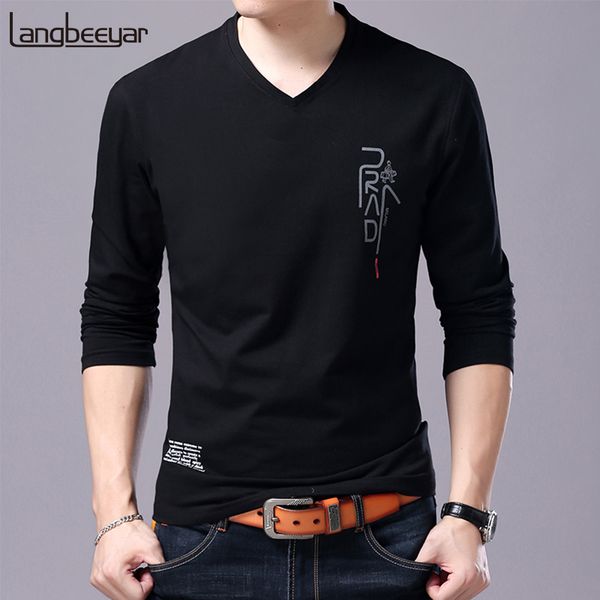 2018 new fashion brand t shirt for men korean boyfriend gift trending streetwear v neck print long sleeve tee men clothes, White;black
2018 new fashion brand t shirt for men korean boyfriend gift trending streetwear v neck print long sleeve tee men clothes, White;black