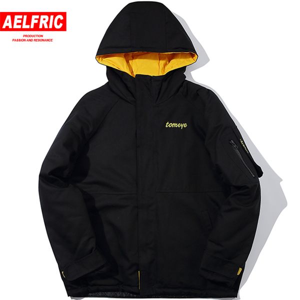 2018 winter jacket men clothing solid color warm parkas thick hooded coat male zipper casual hood letter embroidery coat ty01, Black
2018 winter jacket men clothing solid color warm parkas thick hooded coat male zipper casual hood letter embroidery coat ty01, Black