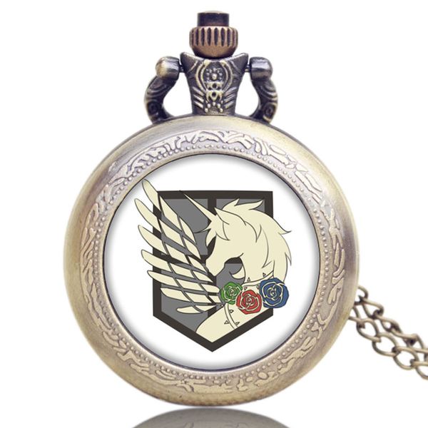 steampunk quartz pocket watch attack on titan three corps flag gifts pocket watch vintage, Slivery;golden
steampunk quartz pocket watch attack on titan three corps flag gifts pocket watch vintage, Slivery;golden