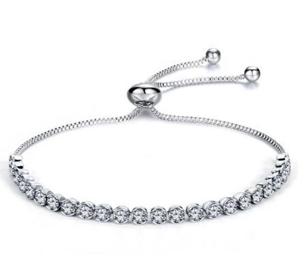 6pcs/lot tennis adjustable charm bracelets cz silver color for woman tiffan jewelry pulseras mujer wedding jewelry birthday day gift 2018, Golden;silver
6pcs/lot tennis adjustable charm bracelets cz silver color for woman tiffan jewelry pulseras mujer wedding jewelry birthday day gift 2018, Golden;silver