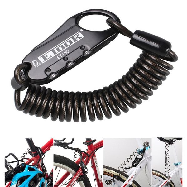 bikight et-152 mini portable anti theft resettable 3 digit bike helmet lock spring combination bicycle cable lock
bikight et-152 mini portable anti theft resettable 3 digit bike helmet lock spring combination bicycle cable lock