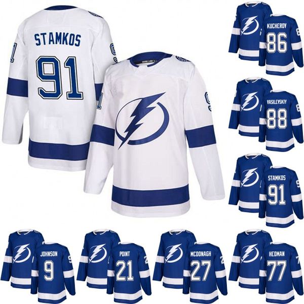 Mens Womens Youth Tampa Bay Lightning Jersey 9 Tyler Johnson 27 Ryan McDonagh 77 Victor Hedman 86 Nikita Kucherov 91 Steven Stamkos Jerseys
Mens Womens Youth Tampa Bay Lightning Jersey 9 Tyler Johnson 27 Ryan McDonagh 77 Victor Hedman 86 Nikita Kucherov 91 Steven Stamkos Jerseys