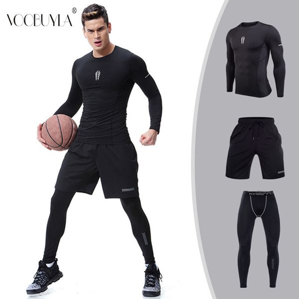 voobuyla men 3pcs running set sport suits quick dry basketball soccer training tracksuits fitness gym clothing running sets 3xl, Black;blue
voobuyla men 3pcs running set sport suits quick dry basketball soccer training tracksuits fitness gym clothing running sets 3xl, Black;blue