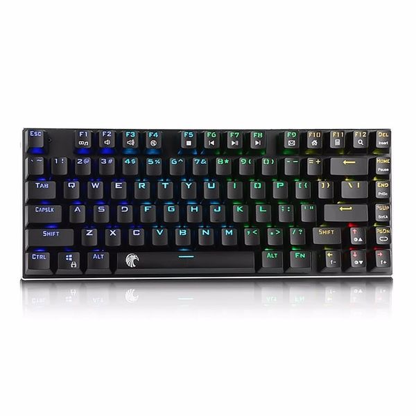 Small rgb mechanical keyboard compact de ign tenkeyle led backlit clicky blue witche tactile gaming keyboard 81 key z 88
Small rgb mechanical keyboard compact de ign tenkeyle led backlit clicky blue witche tactile gaming keyboard 81 key z 88