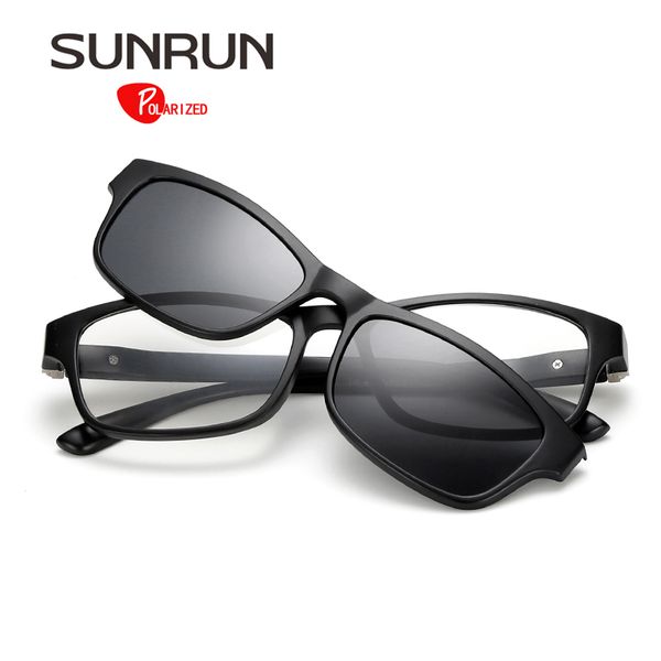 sunrun magnet clip on sunglasses men polarized sun glasses brand designer tr90 frame driving glasses tr2216, White;black
sunrun magnet clip on sunglasses men polarized sun glasses brand designer tr90 frame driving glasses tr2216, White;black