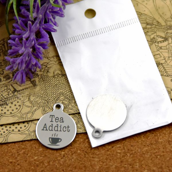 40pcs--"tea addict"stainless steel charms more style for choosing diy charms pendants for necklace, Bronze;silver
40pcs--"tea addict"stainless steel charms more style for choosing diy charms pendants for necklace, Bronze;silver