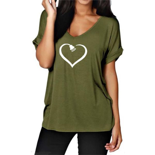2018 summer women's new t-shirt european american fashion love printing large size shirt shirt women's clothing female t-shirt, White
2018 summer women's new t-shirt european american fashion love printing large size shirt shirt women's clothing female t-shirt, White