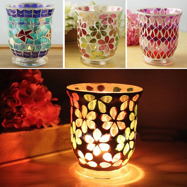 european mosaic glass candle holders home decor dinner wedding party gifts bar decoration no candle dhl wx9-315
european mosaic glass candle holders home decor dinner wedding party gifts bar decoration no candle dhl wx9-315