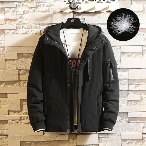 new men's 85% duck down coat thick hooded winter outwear mens jackets and coats warm short m-3xl duck down jackets, Black
new men's 85% duck down coat thick hooded winter outwear mens jackets and coats warm short m-3xl duck down jackets, Black