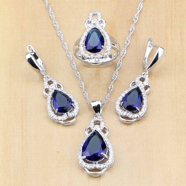 blue cubic zirconia white zircon women silver 925 jewelry sets wedding earring/pendant/necklace/ring gifts box, Slivery;golden
blue cubic zirconia white zircon women silver 925 jewelry sets wedding earring/pendant/necklace/ring gifts box, Slivery;golden