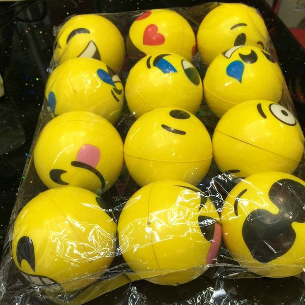 6.3cm qq emoji smiling face ball stress squeeze ball wrist finger training balls soft sponge pu ball children kids toys dhl 384pcs
6.3cm qq emoji smiling face ball stress squeeze ball wrist finger training balls soft sponge pu ball children kids toys dhl 384pcs