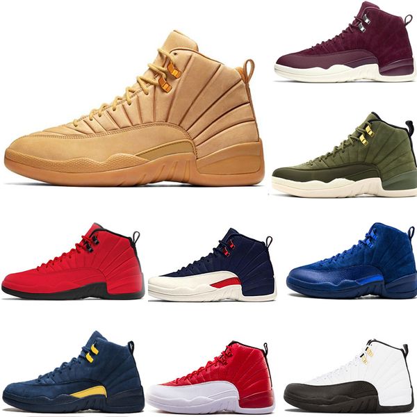 New 12 12s Men Basketball Shoes Playoffs University gamma blue navy Bulls Flu Game taxi black white gym red mens sport shoes
New 12 12s Men Basketball Shoes Playoffs University gamma blue navy Bulls Flu Game taxi black white gym red mens sport shoes