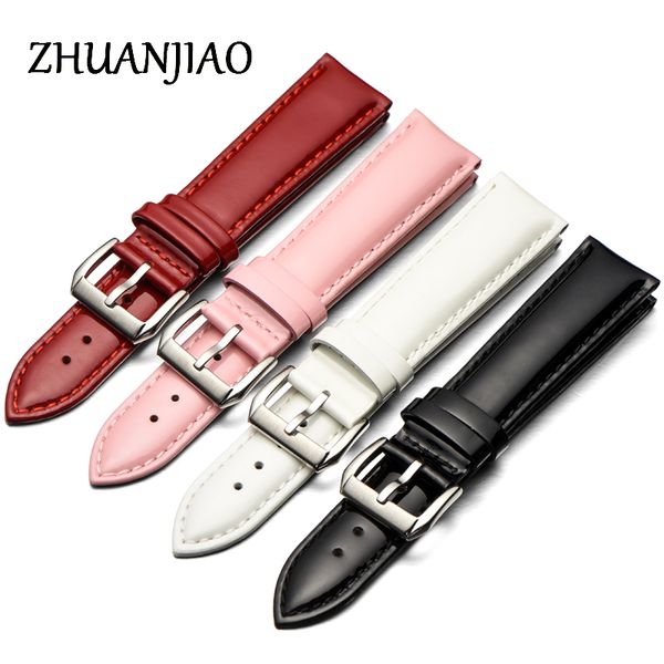 leather watch band bright enameled leather red and white 12,14,16,18,20 mmfine steel watch buckle, Black;brown
leather watch band bright enameled leather red and white 12,14,16,18,20 mmfine steel watch buckle, Black;brown