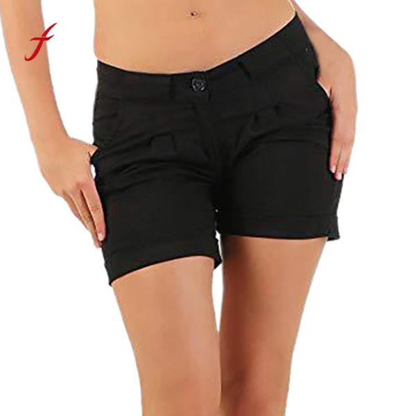 feitong 2018 fashion womens shorts casual solid ladies pocket pleated zipper button comfortable high waist shorts feminino boho, White;black
feitong 2018 fashion womens shorts casual solid ladies pocket pleated zipper button comfortable high waist shorts feminino boho, White;black