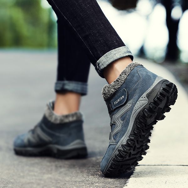 classic men boots winter outdoor plush warm men suede ankle boots waterproof non-slip male snow big size man working shoes, Black
classic men boots winter outdoor plush warm men suede ankle boots waterproof non-slip male snow big size man working shoes, Black