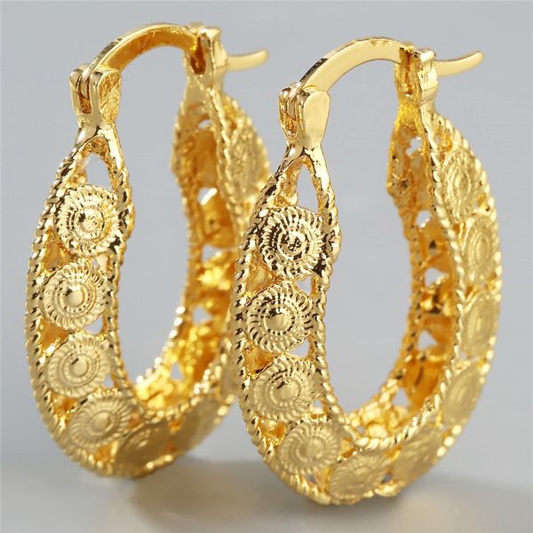 zhixun popular flower gold hoop earring with circle hoop earrings simple big circle gold color earrings for women, Golden;silver 
zhixun popular flower gold hoop earring with circle hoop earrings simple big circle gold color earrings for women, Golden;silver