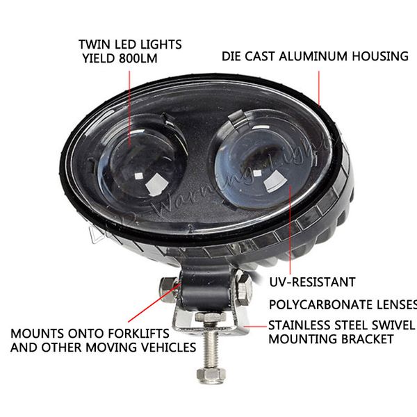 0x 10w blue spotlight forklift safety led work light warning blue arrow lamp oval industrial tractor trailer smarker material
0x 10w blue spotlight forklift safety led work light warning blue arrow lamp oval industrial tractor trailer smarker material