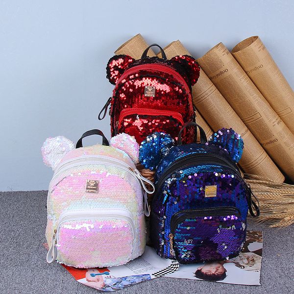 fashion girls backpack cartoon mickey big ears sequins shoulders bag teenager children school bags girls leisure travel bags christmas gifts
fashion girls backpack cartoon mickey big ears sequins shoulders bag teenager children school bags girls leisure travel bags christmas gifts