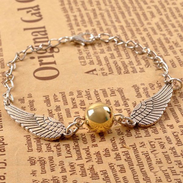10pcs harry book the golden snitch bracelets antique silver bronze snitches bracelets wristband fashion potter jewelry for women, Black
10pcs harry book the golden snitch bracelets antique silver bronze snitches bracelets wristband fashion potter jewelry for women, Black