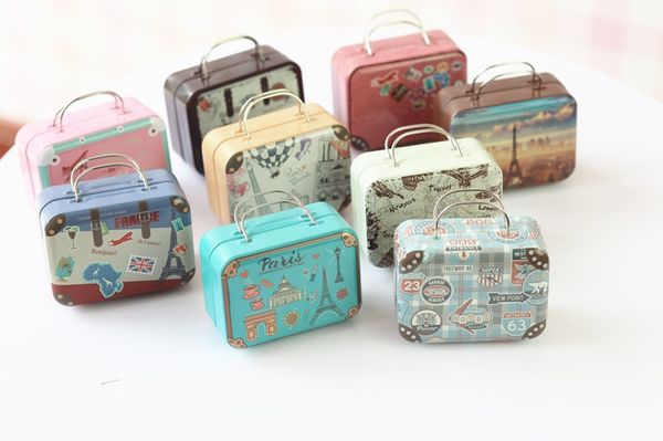 120pcs 75x55x35mm small tin vintage party rectangle handbag suitcase luggage shaped candy box wedding favor gift boxes wen6214
120pcs 75x55x35mm small tin vintage party rectangle handbag suitcase luggage shaped candy box wedding favor gift boxes wen6214