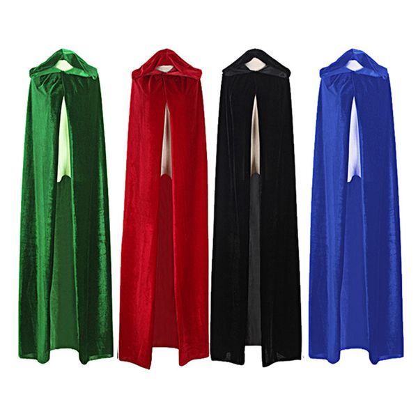 witch long purple green red black blue halloween cloak hood and cape robe halloween cosplay costumes, Black;red
witch long purple green red black blue halloween cloak hood and cape robe halloween cosplay costumes, Black;red