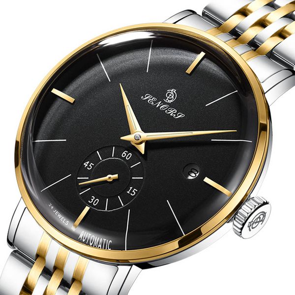 mens watches automatic mechanical watch fashion stainless steel waterproof analog wristwatch relogio masculino, Slivery;brown
mens watches automatic mechanical watch fashion stainless steel waterproof analog wristwatch relogio masculino, Slivery;brown