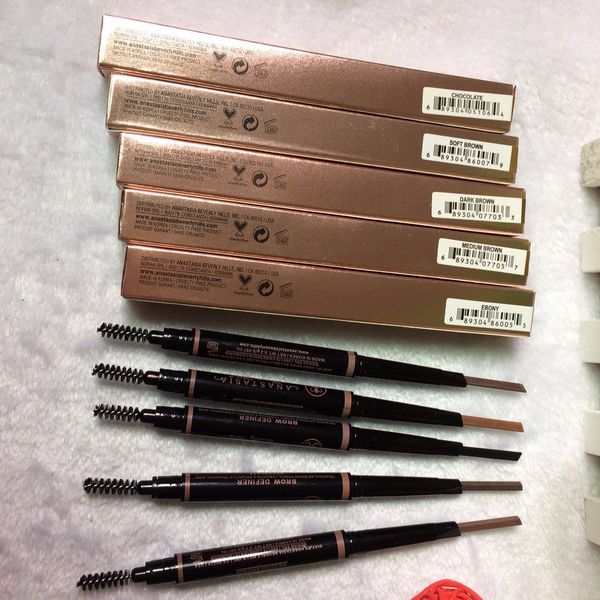 Sell double eyebrow pencil brow definer co metic makeup et kit eyeliner 5 color ebony chocolate oft brown dark brown medium brown 
Sell double eyebrow pencil brow definer co metic makeup et kit eyeliner 5 color ebony chocolate oft brown dark brown medium brown