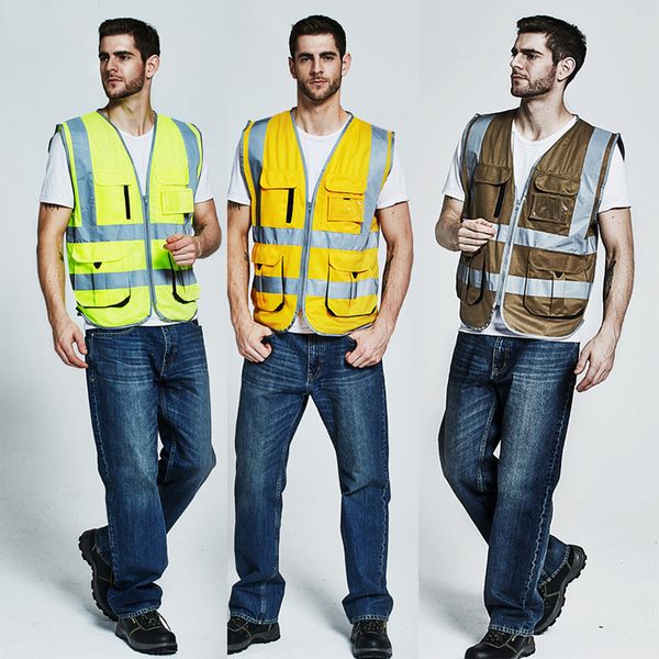 hi vis reflective safety vest waistcoat mens wear clothing waistcoat reflective with zippers pockets tapes, White;black
hi vis reflective safety vest waistcoat mens wear clothing waistcoat reflective with zippers pockets tapes, White;black