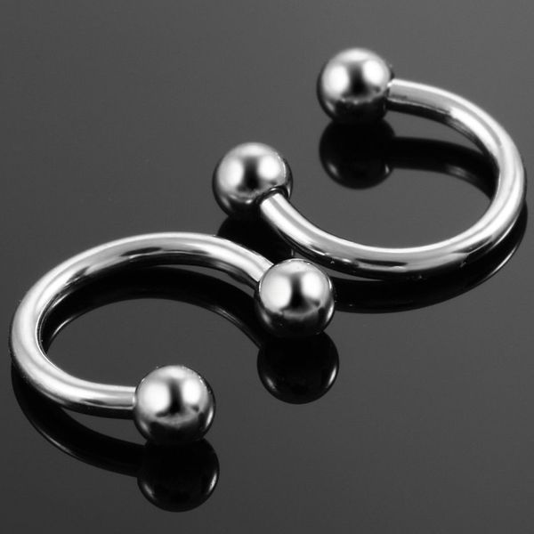 punk titanium anodized circular barbell horseshoe ring nose hoop ear cartilage tragus piercing ring women men gift party, Slivery;golden
punk titanium anodized circular barbell horseshoe ring nose hoop ear cartilage tragus piercing ring women men gift party, Slivery;golden