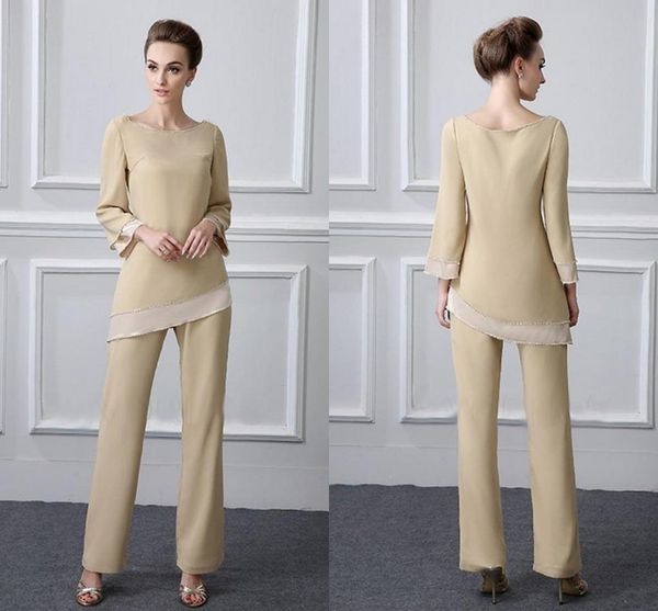 chiffon mother of the bride pant suits two piece jewel neckline long sleeves mother pant suit simple design wedding guest gowns, Black;red
chiffon mother of the bride pant suits two piece jewel neckline long sleeves mother pant suit simple design wedding guest gowns, Black;red