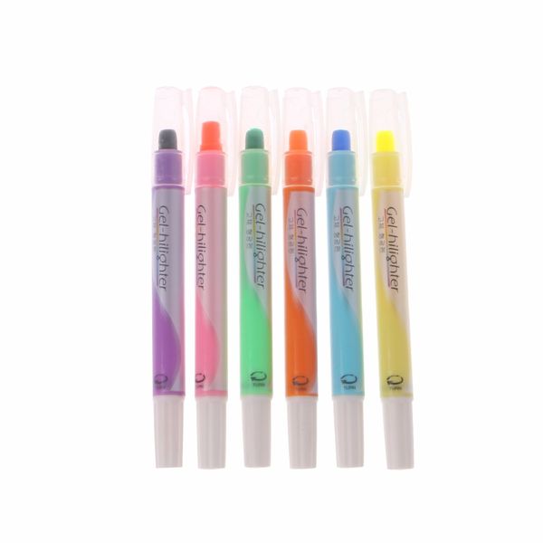 6 pcs watercolor gel pen cute highlighter solid accent ink maker smooth writing
6 pcs watercolor gel pen cute highlighter solid accent ink maker smooth writing