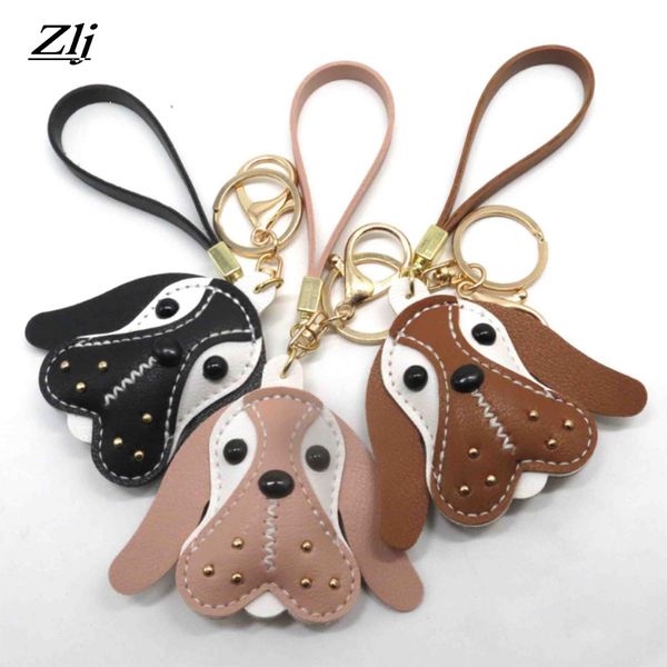 cute dog keychain for women pu leather rivets dog key chain ring girls kids for bag car key accessories pendant porte clef, Silver
cute dog keychain for women pu leather rivets dog key chain ring girls kids for bag car key accessories pendant porte clef, Silver