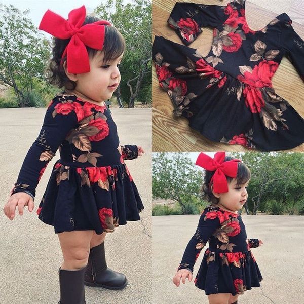 new baby girl ruffle dress kids clothes printed rose long sleeves princess dress children fashion autumn spring boutique dresses clothing, Red;yellow
new baby girl ruffle dress kids clothes printed rose long sleeves princess dress children fashion autumn spring boutique dresses clothing, Red;yellow
