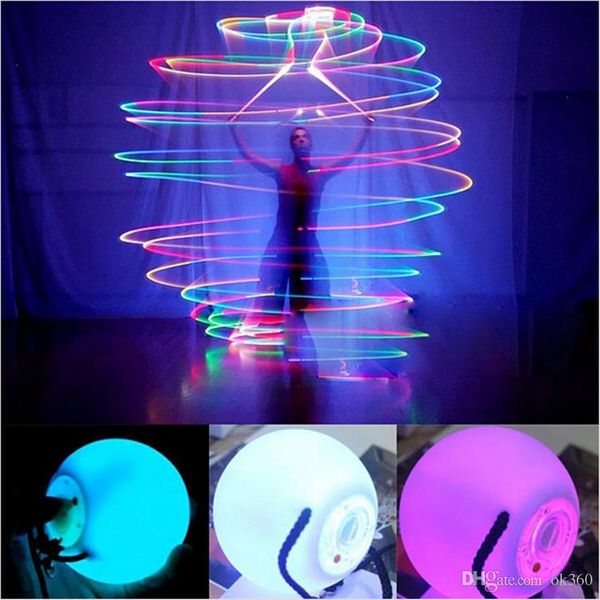 Multicolor LED Light POI Thrown Balls Diameter 8cm for Stage Perform Club Belly Dance Party Special Hand Props LED Flashing light carnival
Multicolor LED Light POI Thrown Balls Diameter 8cm for Stage Perform Club Belly Dance Party Special Hand Props LED Flashing light carnival