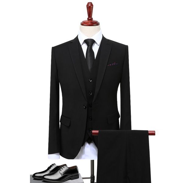 classic design suit men black gray blue slim fit business casual mens suit set formal wedding clothing s-4xl(jacket+pant+vest, White;black
classic design suit men black gray blue slim fit business casual mens suit set formal wedding clothing s-4xl(jacket+pant+vest, White;black