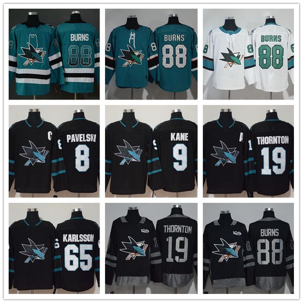 88 Brent Burns 8 Joe Pavelski San Jose Sharks 9 Evander Kane 19 Joe Thornton 65 Erik Karlsson Green hockey Jerseys Stitched logo
88 Brent Burns 8 Joe Pavelski San Jose Sharks 9 Evander Kane 19 Joe Thornton 65 Erik Karlsson Green hockey Jerseys Stitched logo