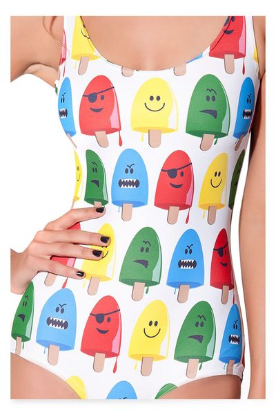 new korean version star digital color ice cream triangle conjoined swimsuit tide one piece swimwear mujer swim suits, White;black
new korean version star digital color ice cream triangle conjoined swimsuit tide one piece swimwear mujer swim suits, White;black