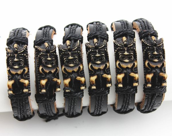 senhua jewelry wholesale lot 12pcs adjustable hemp cord nz maori tiki totem men leather bracelets bangles gifts mb79, Black
senhua jewelry wholesale lot 12pcs adjustable hemp cord nz maori tiki totem men leather bracelets bangles gifts mb79, Black