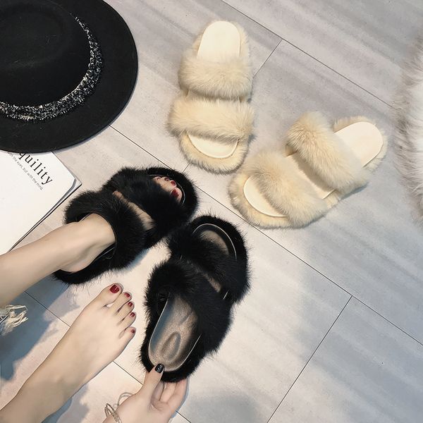 fur sandals women outside winter slippers women 2018 autumn fashion female student flat slippers casual flip flops shoes woman, Black
fur sandals women outside winter slippers women 2018 autumn fashion female student flat slippers casual flip flops shoes woman, Black