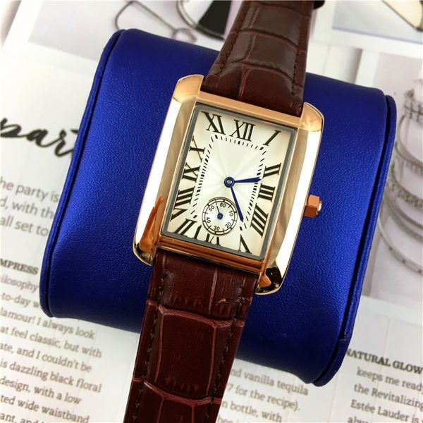 2018 items classic watches for lady fashion quartz female clock leather strap box square dial face subdials wristwatch colorful, Slivery;brown
2018 items classic watches for lady fashion quartz female clock leather strap box square dial face subdials wristwatch colorful, Slivery;brown